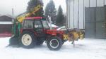 Torninosturi / kaapelinosturi LARIX 550 s traktorem 7745 |  Metsäkoneet | Puutyökoneet | Vlastimil Chrudina