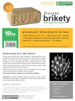 Briketit 150 x 60 x 100 |  Polttopuu, briketit | Spálenský-dřevěné lišty s.r.o.