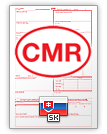 Kansainvälinen CMR-rahtikirja CMR (english & slovenčina)